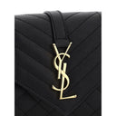 Saint Laurent Black Calf Leather Bos Taurus Shoulder Bag