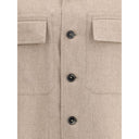 ZEGNA Beige Cotton Coat