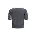 Thom Browne Gray Fleece Wool T-Shirt