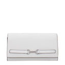 Michael Kors White Leather Clutch Bag