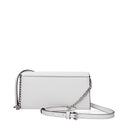 Michael Kors White Leather Clutch Bag