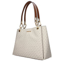 Michael Kors Beige Fabric Shoulder Bags