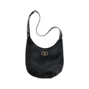 Valentino Garavani Black Leather Shoulder Bag