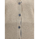 Thom Browne Bicolor Wool Cardigan