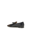 Valentino Garavani Black Leather Slip-On Loafers