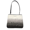 Michael Kors Black Raffia Shoulder Bag