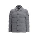 Moncler Gray Polyamide Coat