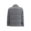 Moncler Gray Polyamide Coat