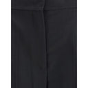 Max Mara Black Fleece Wool Casual Pants