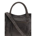 Balenciaga Brown Calf Leather Bos Taurus Shoulder Bag