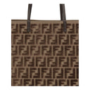 Fendi Brown Fabric Shoulder Bag