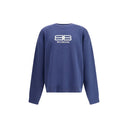 Balenciaga Blue Wool Sweatshirt