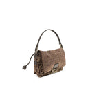 Fendi Brown Viscose Shoulder Bag