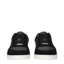Jimmy Choo Black Leather Low Top Sneakers