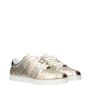 Jimmy Choo Gold Leather Sneakers