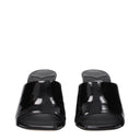 Jimmy Choo Black Leather Platform Sandals