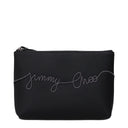 Jimmy Choo Black Satin Clutch Bag