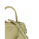 Prada Bicolor Calf Leather Bos Taurus Handbag