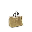 Valentino Garavani Beige Leather Shoulder Bag