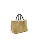 Valentino Garavani Beige Leather Shoulder Bag