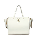 Jimmy Choo White Leather Shoulder Bag