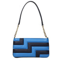 Jimmy Choo Blue Leather Shoulder Bag
