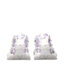 Versace White Fabric Chunky Sneakers