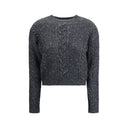 Max Mara Gray Polyamide Sweatshirt