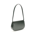 Saint Laurent Green Calf Leather Bos Taurus Shoulder Bag