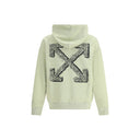 Off-White Green Cotton Sweatshirt