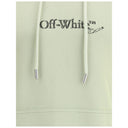 Off-White Green Cotton Sweatshirt