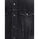 Balenciaga Black Cotton Denim Jacket