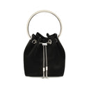 Jimmy Choo Black Silk Backet Bag