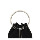 Jimmy Choo Black Silk Backet Bag