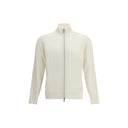 Brunello Cucinelli White Cashmere Cardigan