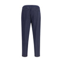 Brunello Cucinelli Blue Cashmere Athletic Pants