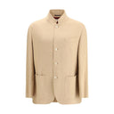 Brunello Cucinelli Beige Cashmere Coat