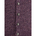 Brunello Cucinelli Purple Alpaca Vicugna Pacos Cardigan