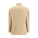 Brunello Cucinelli Beige Cashmere Coat
