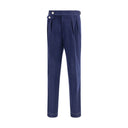 Brunello Cucinelli Blue Wool Casual Pants