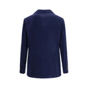 Brunello Cucinelli Blue Wool Coat