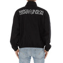 Marcelo Burlon Black Cotton Shell Jacket