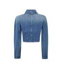 Versace Blue Cotton Denim Jacket
