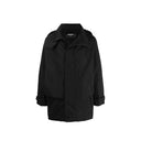 Dsquared² Black Nylon Rain Coat