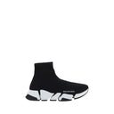 Balenciaga Black Polyester Athletic Sneakers