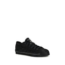 Y-3 Black Leather Low Top Sneakers