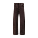 Citizens of Humanity Brown Cotton Straight-Leg Jeans