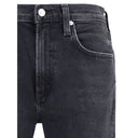 Citizens of Humanity Blue Cotton Straight-Leg Jeans