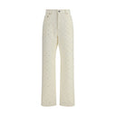 Golden Goose White Cotton Casual Pants