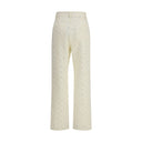 Golden Goose White Cotton Casual Pants